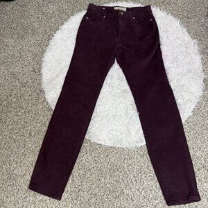 Lucky Brand Hayden Skinny Jeans Womens Size 6 Purple Cotton Blend Mid Rise Denim